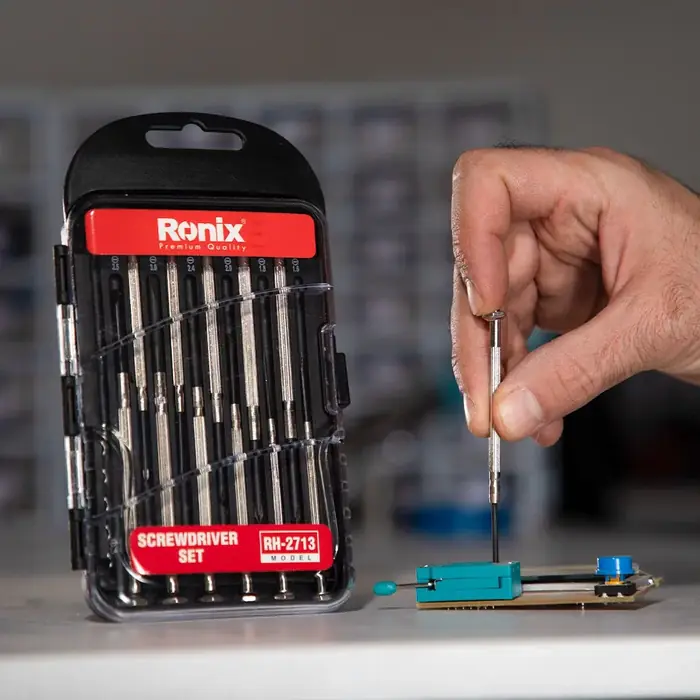 ست 12 عددی پیچ گوشتی ساعتی RH-2713 رونیکس